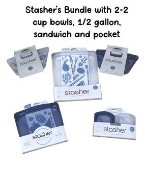 Stasher™ Silicone Reusable Bundle
